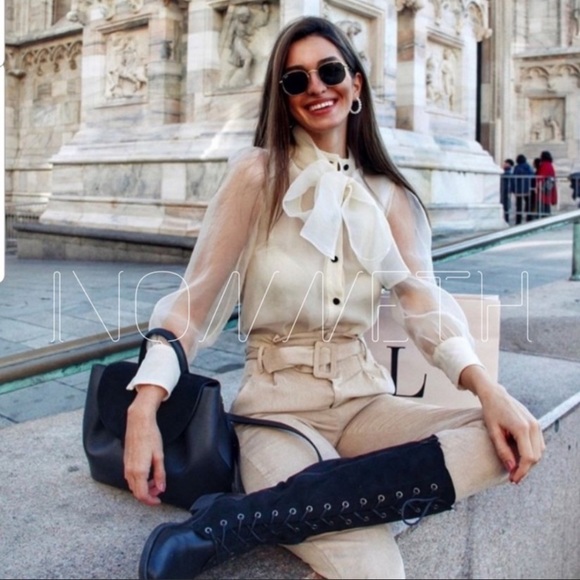 Zara Tops - ZARA BLOGGERS FAVORITE! ORGANZA